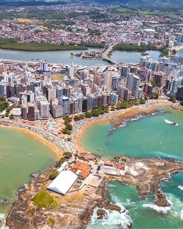 Apt Centro 50 M Mar, Wi-Fi, Completo, Local Top Guarapari Exterior photo